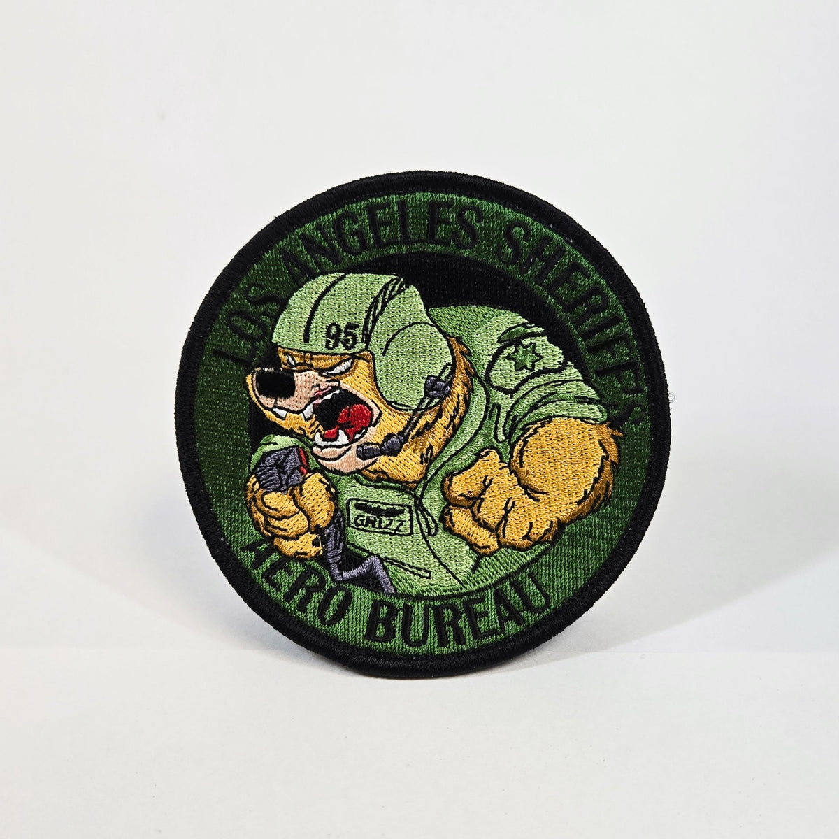 EMBROIDERED "GRIZZ" PATCH