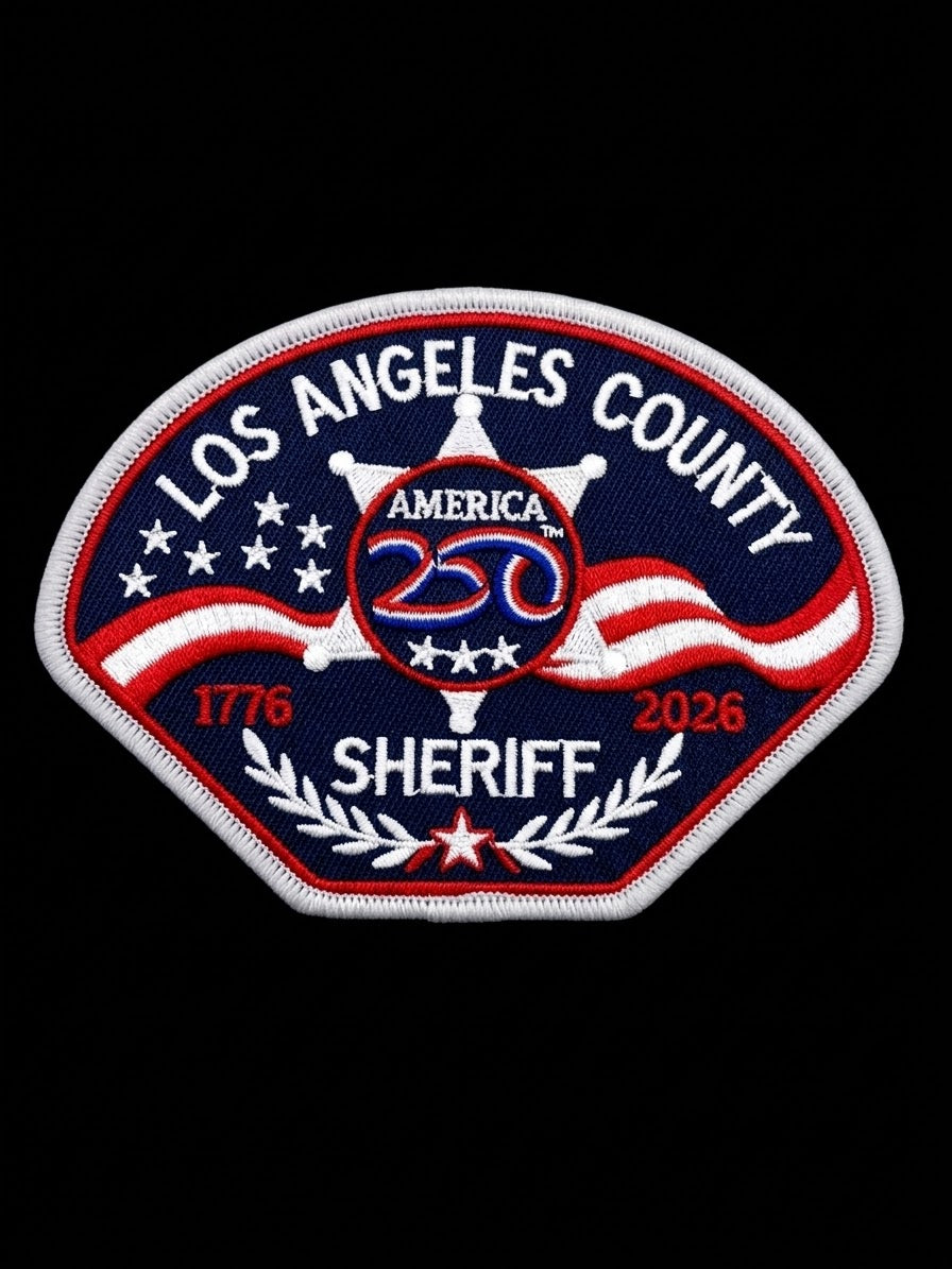 LASD 250TH ANNIVERSARY SHOULDER PATCH