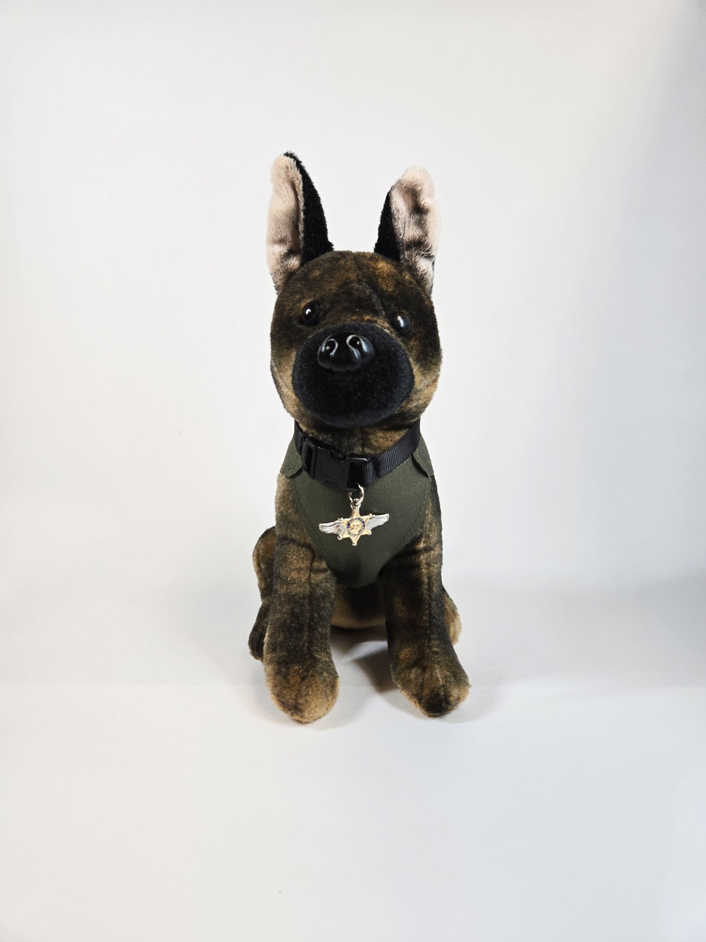 STUFFED K9-AERO BUREAU VEST AND WINGS COLLAR