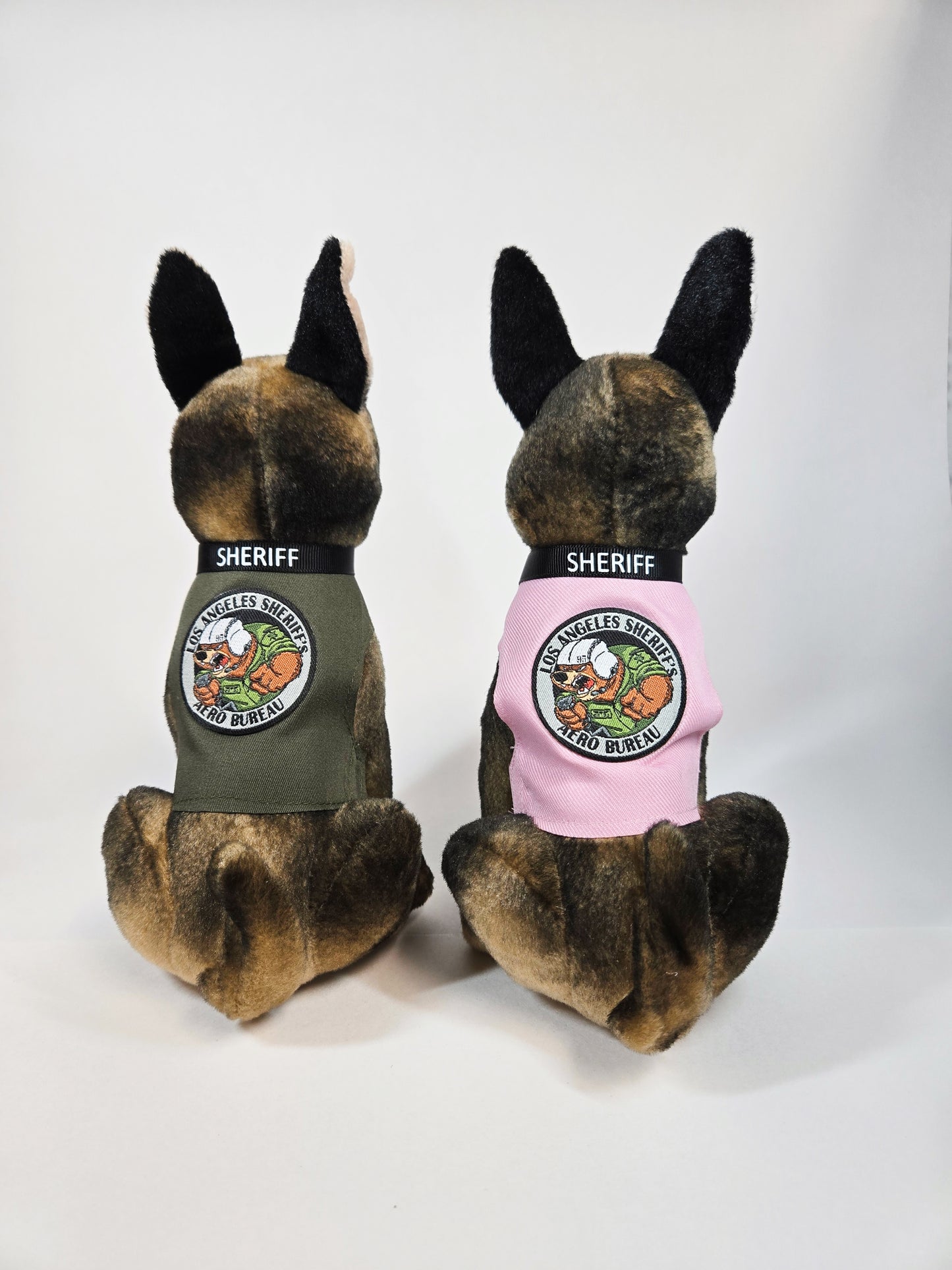 STUFFED K9-AERO BUREAU VEST AND WINGS COLLAR