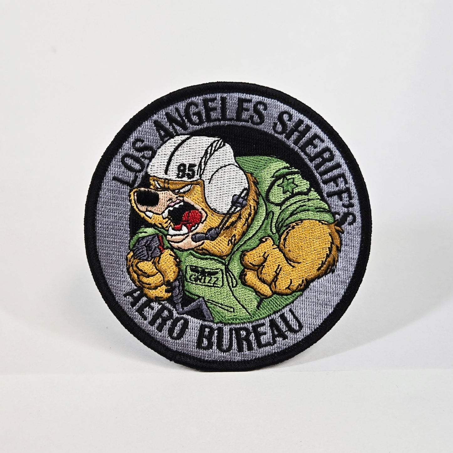 EMBROIDERED "GRIZZ" PATCH